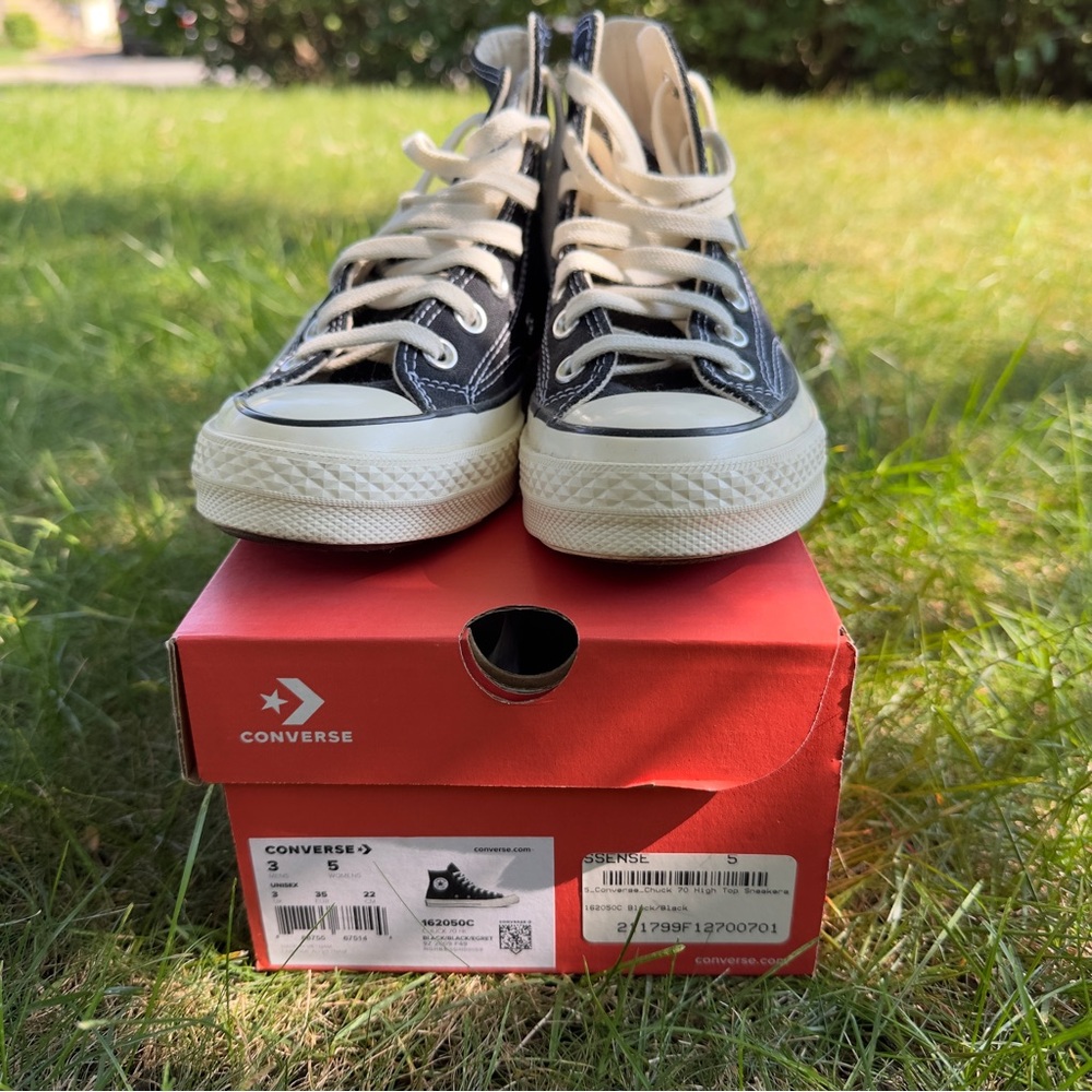 COPY - Converse Black and White High-Top Sneakers